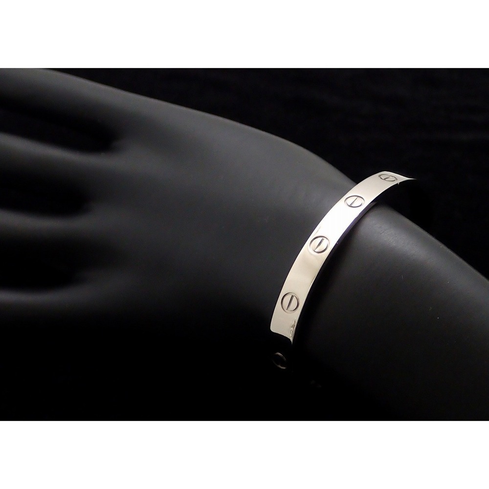 Cartier Love Bracelet Open Bangle White Gold